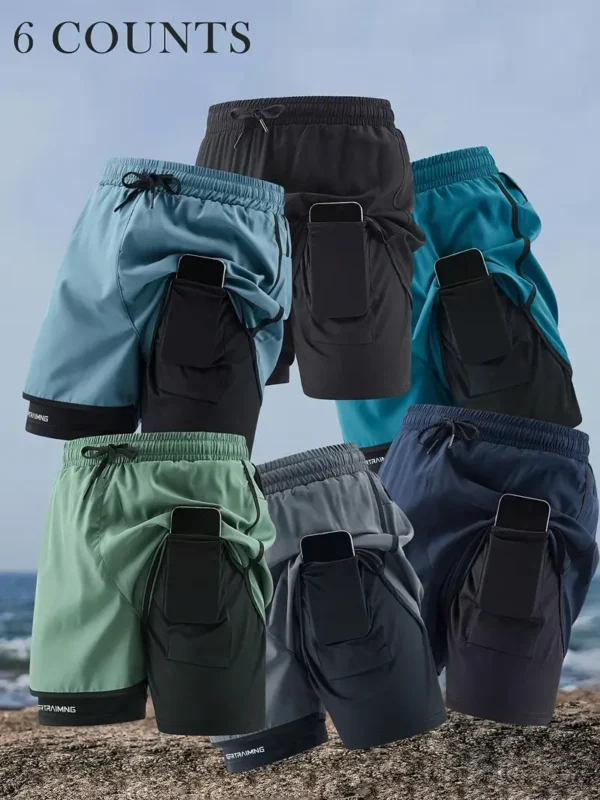 Pantaloneta corta hombre con licra