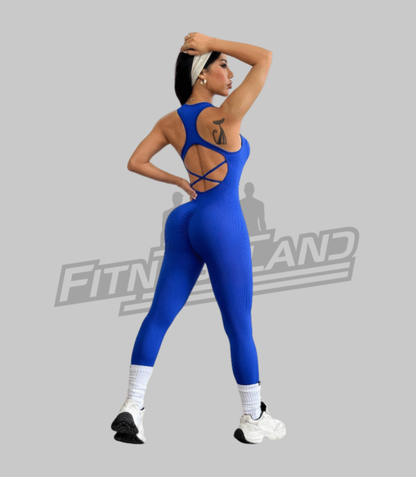 Enterizo deportivo con espalda cruzada - Image 3